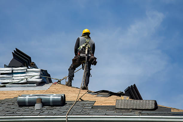 Professional Roofing technician working in Greensboro, NC